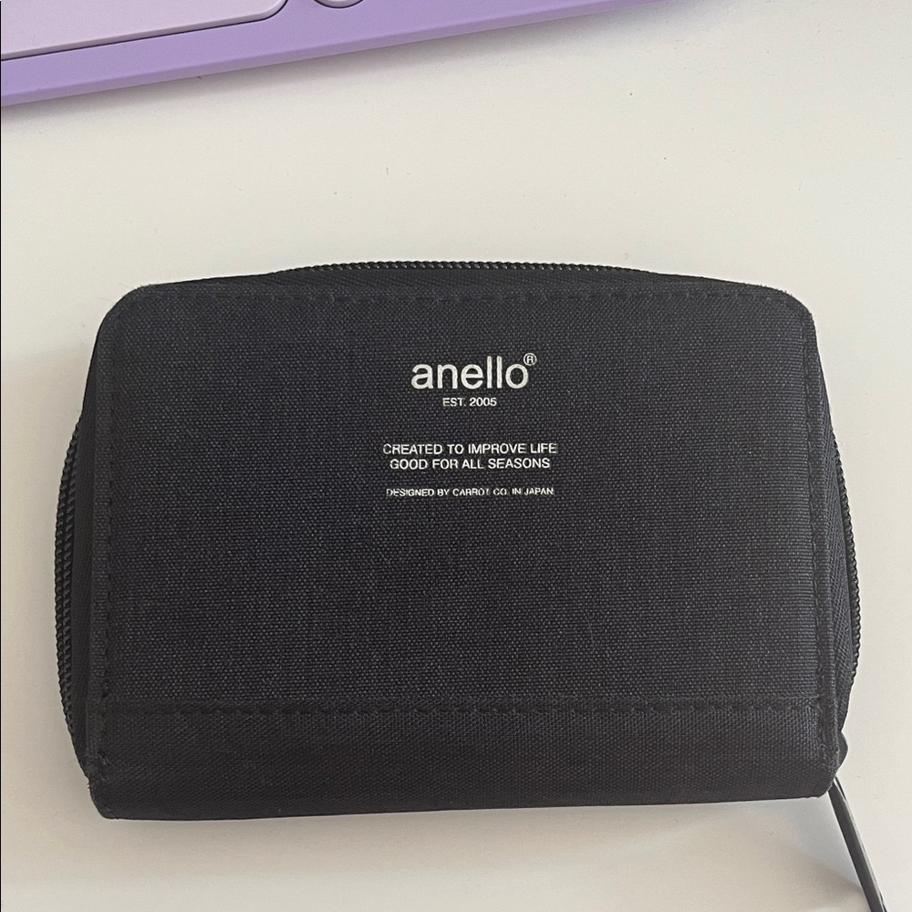 Anello Black Wallet